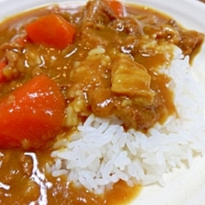 牛すじカレー（圧力鍋使用）